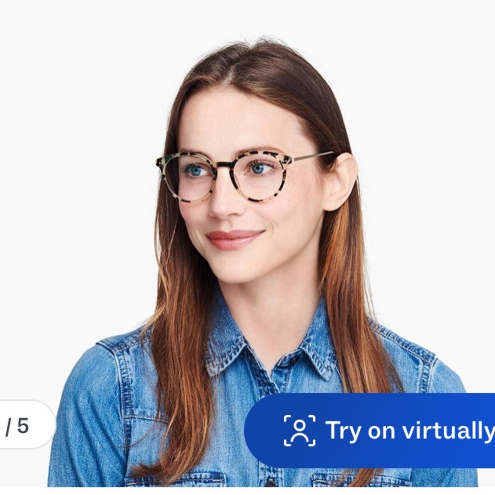 Warby Parker Langley Size Medium Glasses Women